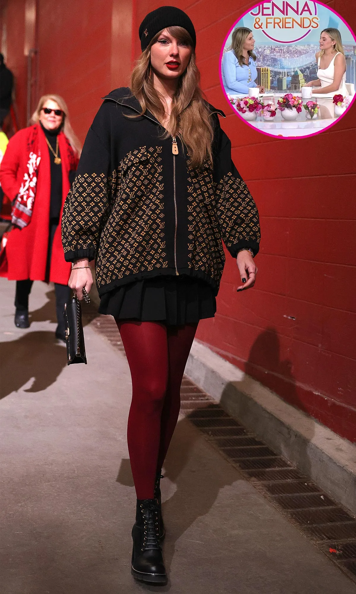 Kelsea Ballerini and Jenna Bush Hager Reacts to Taylor Swift AFC Championship Skirt Theory 116