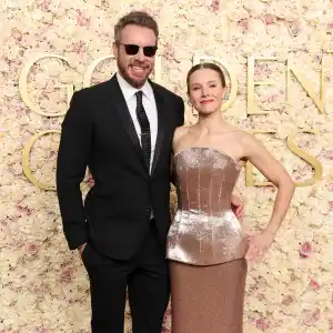 Kristen Bell and Dax Shepard Are All Loved Up on the 2025 Golden Globe Awards Red Carpet