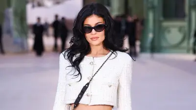 Kylie Jenner Flaunts Her Abs in Chanel at Paris Fashion Week