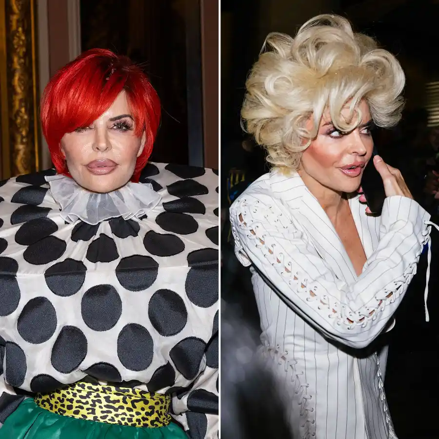 Lisa Rinna Debuts Fiery Red Wig at Paris Fashion Week 2