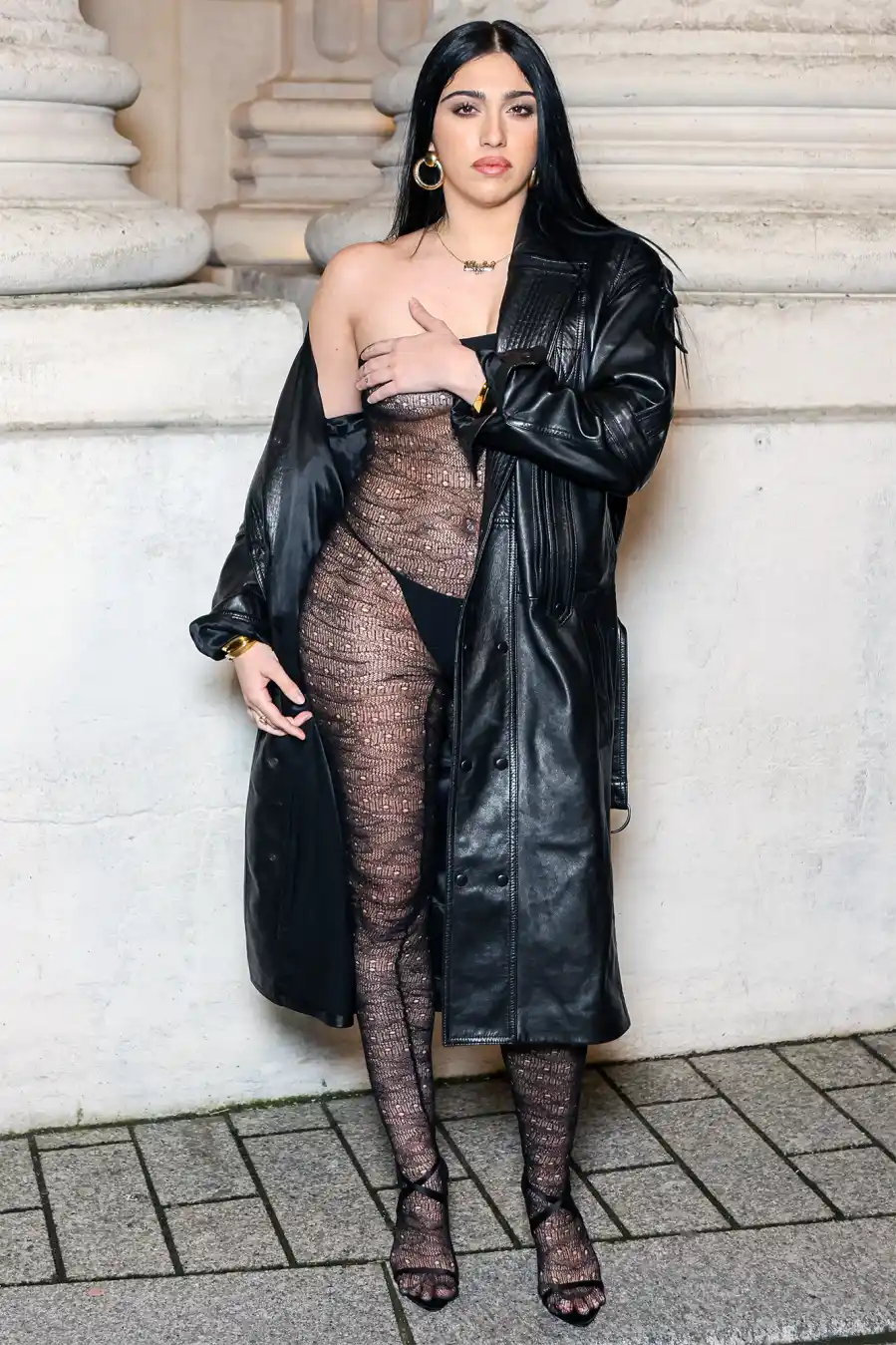 Lourdes Maria Ciccone Leon Naked Dress Gallery