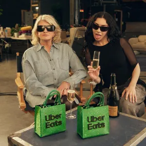 Martha Stewart Warns Snitches Get Stitches in Uber Eats Super Bowl Ad