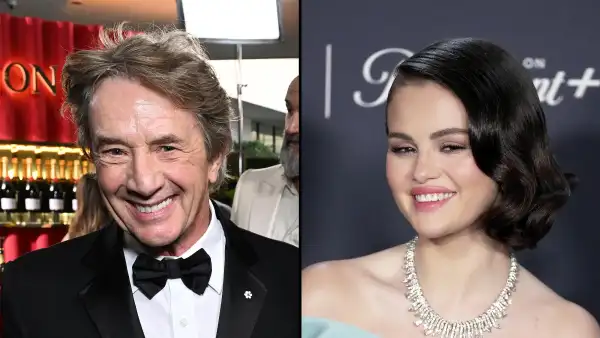 Martin Short Admires Selena Gomezs Engagement Ring at Golden Globes