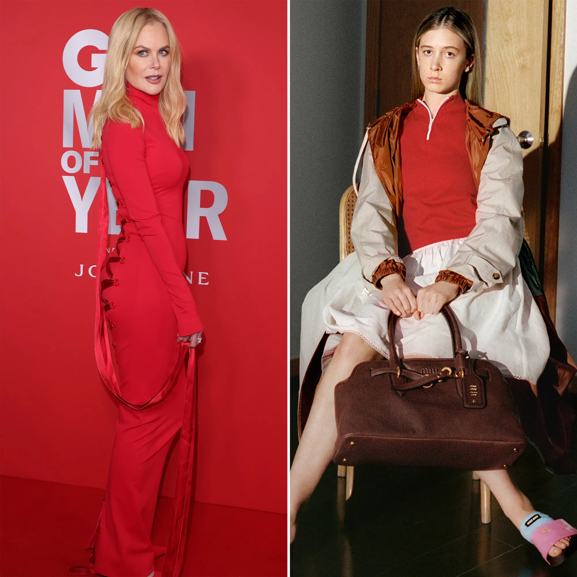 Nicole Kidman Poses With Daughter Sunday in Miu Miu Ad