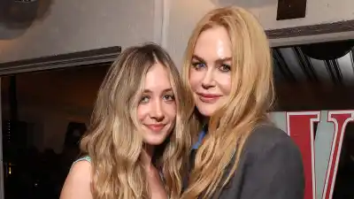 Nicole Kidman's Daughter Sunday Rose Attends Pre-Golden Globes Event With Mom