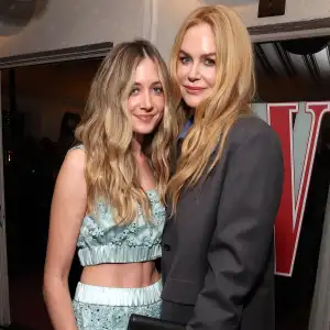 Nicole Kidman's Daughter Sunday Rose Attends Pre-Golden Globes Event With Mom