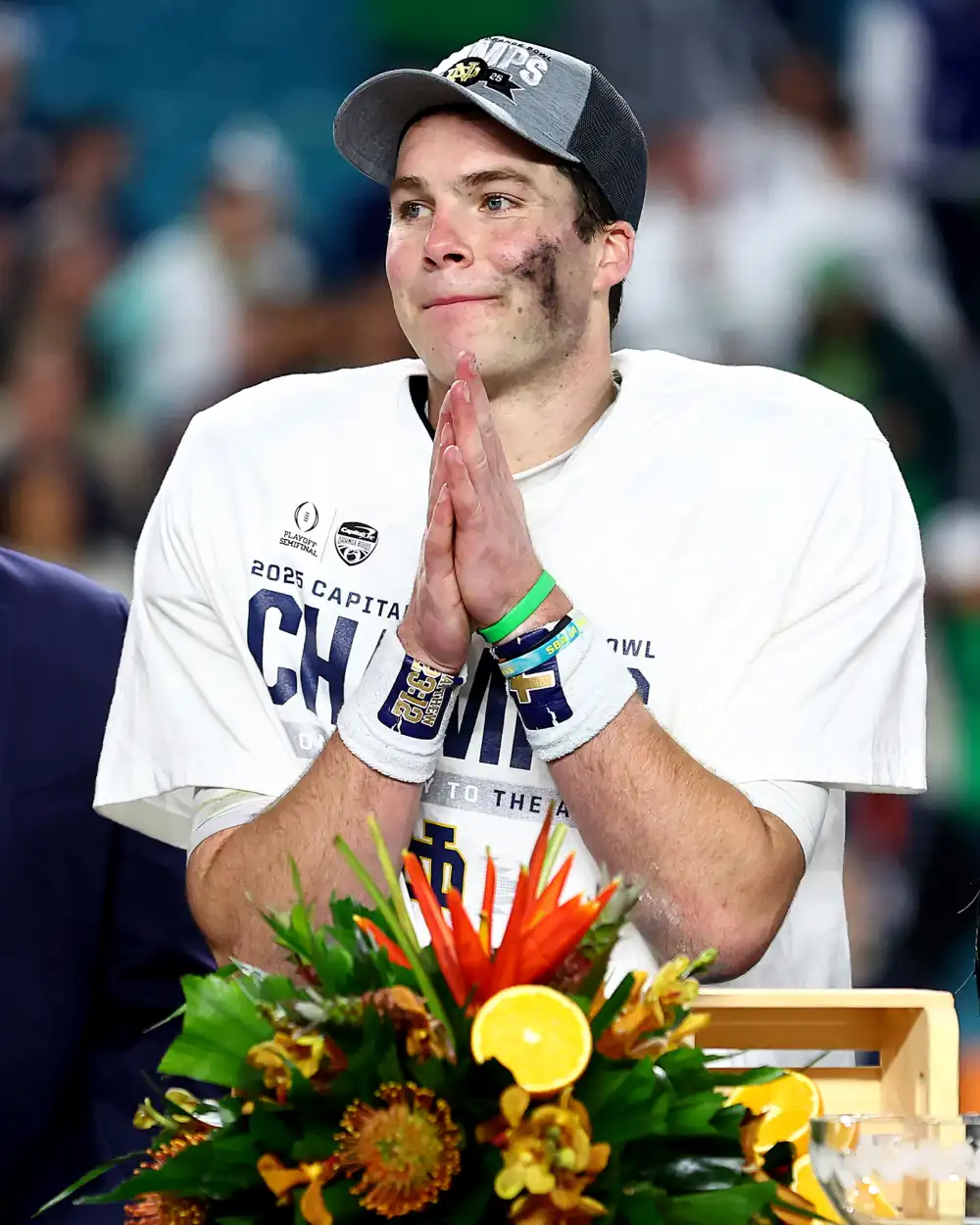 Notre Dame QB Riley Leonard Thinks Jesus Is Responsible for National Title Matchup Versus Ohio State