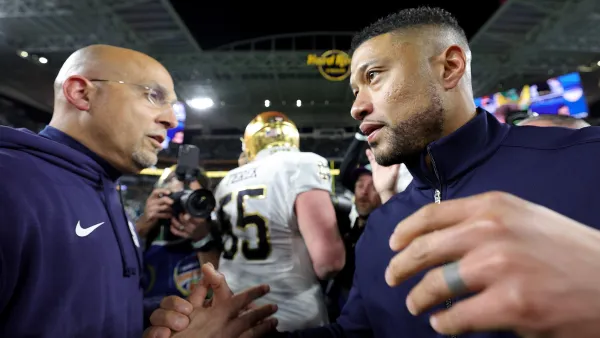 Notre Dames Marcus Freeman Was Angry After Penn States James Franklin Joked About His Hair