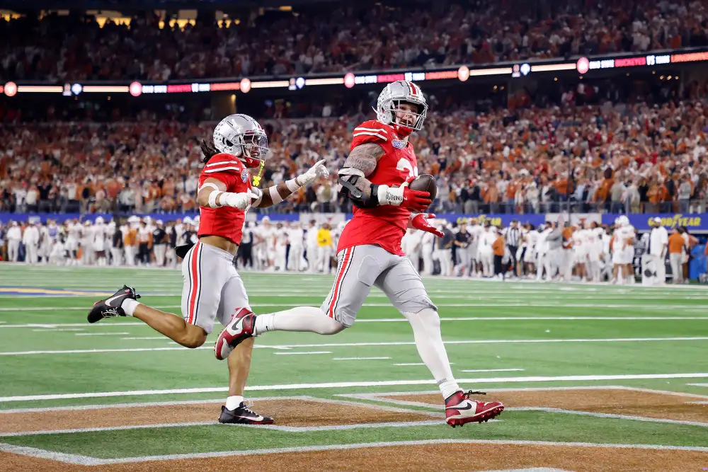 Ohio State Jack Sawyer Is Already Cashing In On His Game-Sealing Touchdown