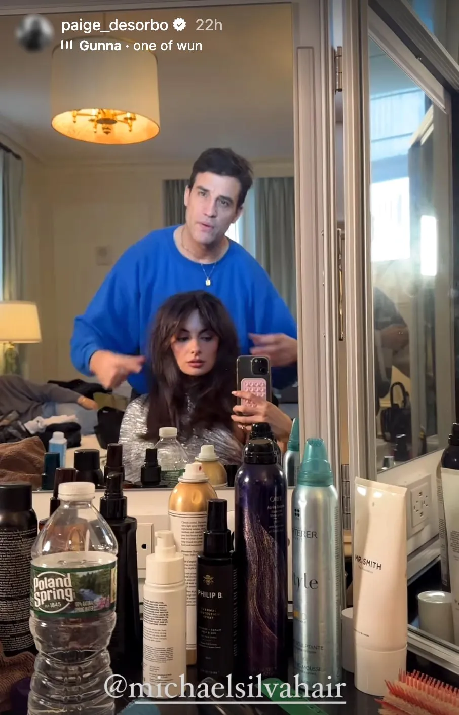 Paige DeSorbo Shows Off a Single Girl Statuesque Outfit and Fresh Blowout