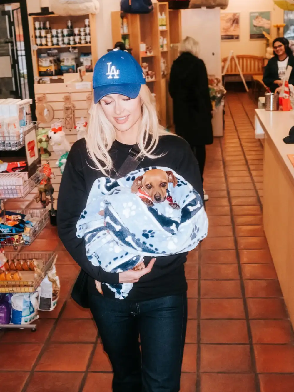 Paris Hilton Fosters Dog Surrendered During Los Angeles Wildfires