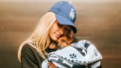 Paris Hilton Fosters Dog Surrendered During Los Angeles Wildfires