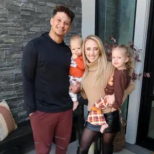 Patrick Mahomes Jokingly Hopes He and Wife Brittany Are Done Growing for a Little While 1 Week After Welcoming 3rd Baby