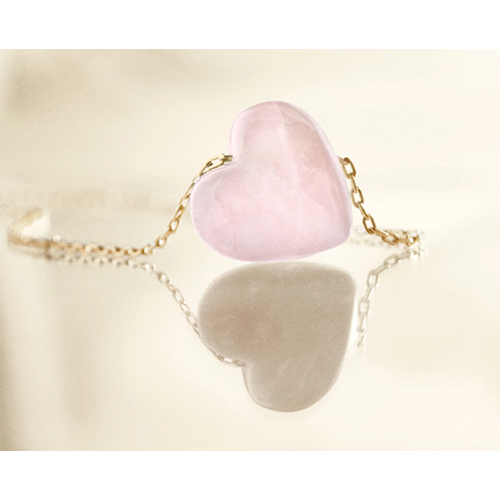 BaubleBar Juno Rose Quartz Necklace