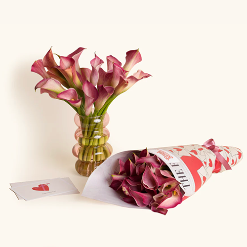 Fresh Sends Valentine's Day Calla Lilies