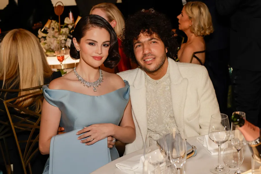 Selena Gomez and Benny Blanco 2025 Golden Globes