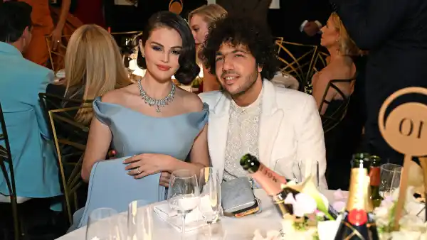 Selena Gomez and Benny Blanco Have That Newly Engaged Glow at 2025 Golden Globes
