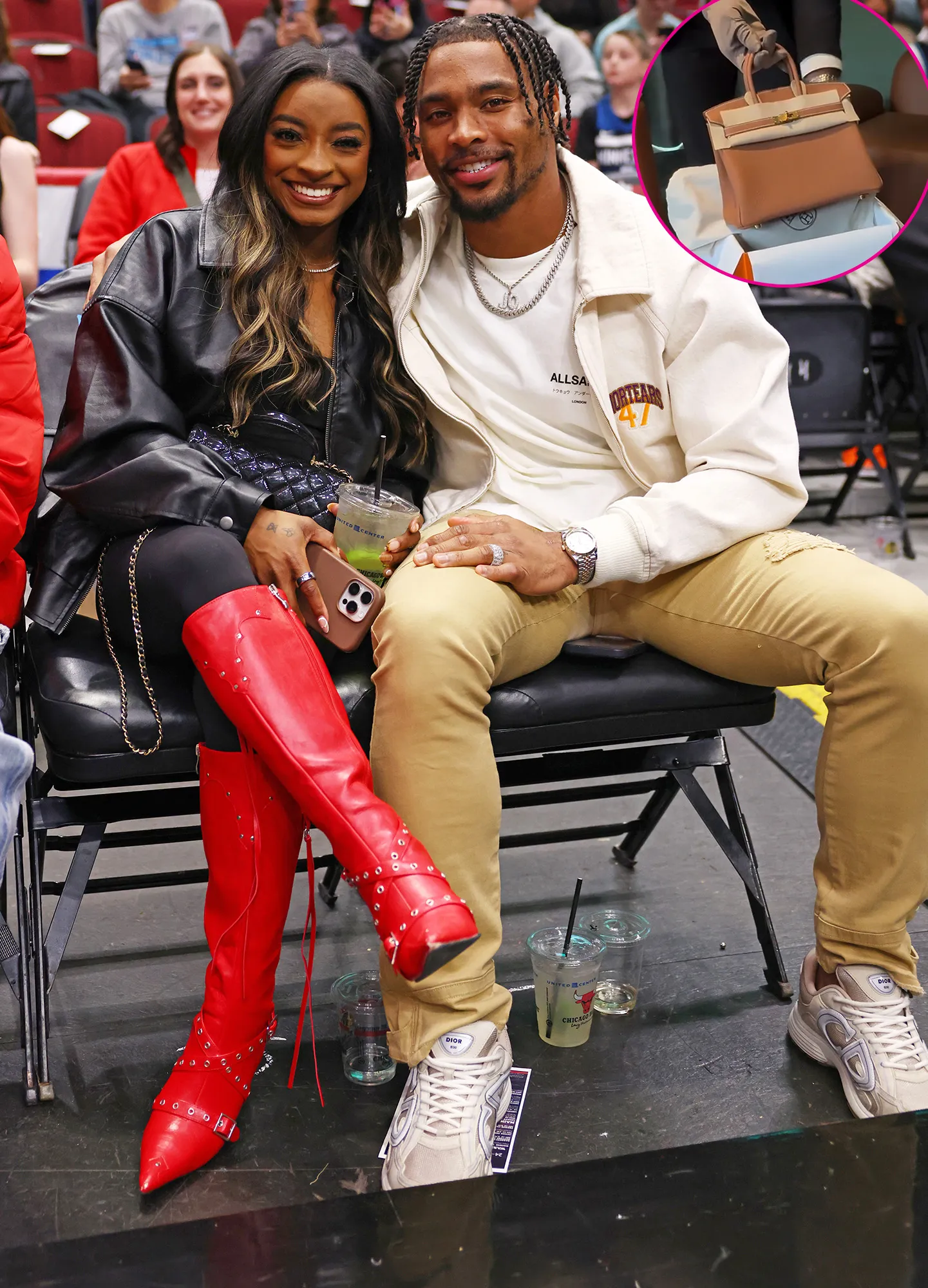 Simone Biles Brings Johnathan Owens With Her for Emotional Support as She Buys Birkin Bag