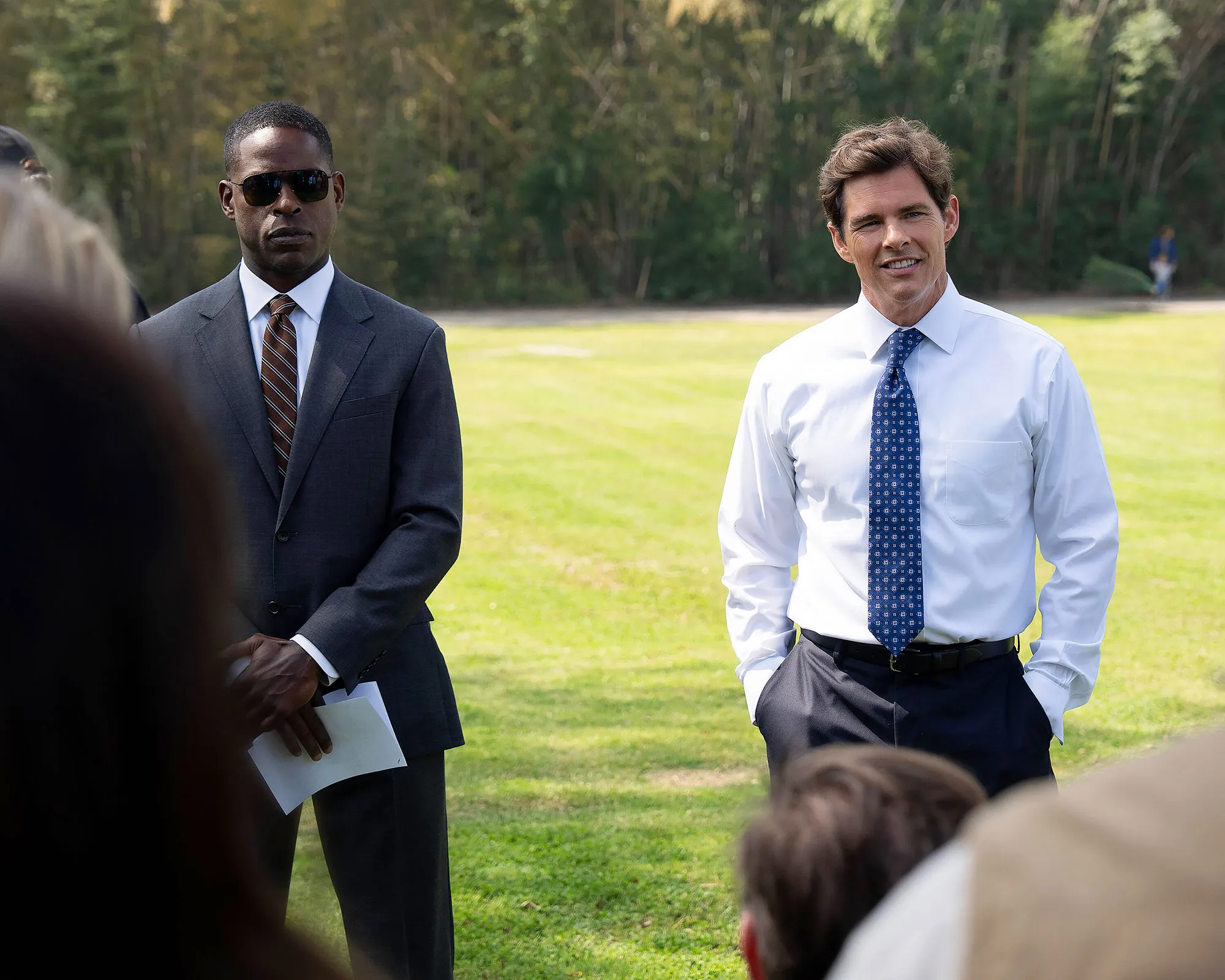 Sterling K Brown and James Marsden Paradise Hulu