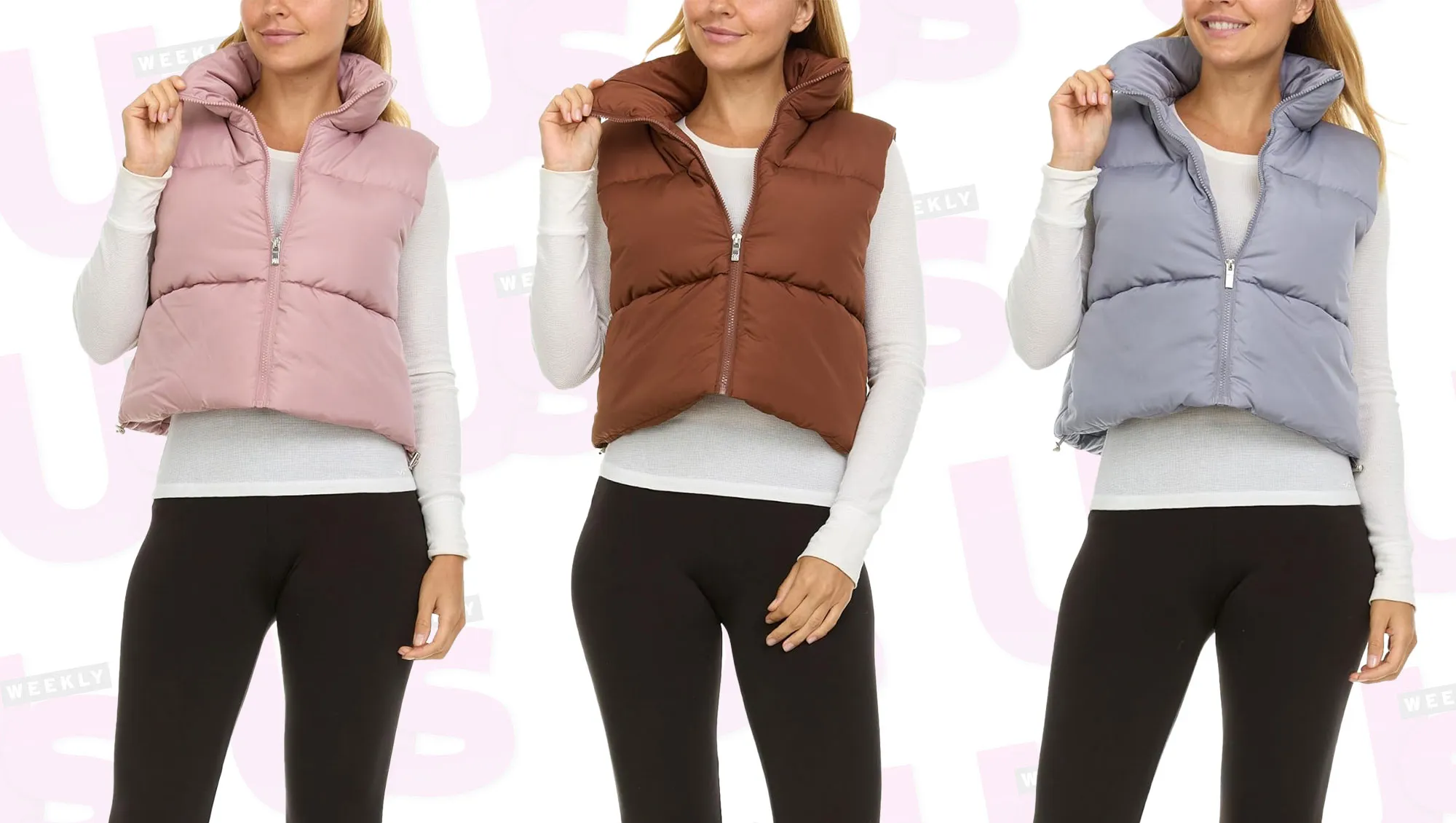 Steve-Madden-Cropped-Puffer-Vest-Amazon-Sale