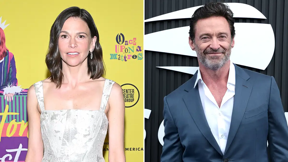 Sutton Foster Spotted at Hugh Jackman's NYC Show