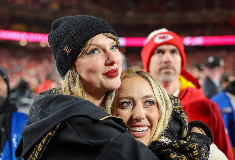 Taylor Swift Thanks Brittany Mahomes For Keeping Her Calm During Playoffs