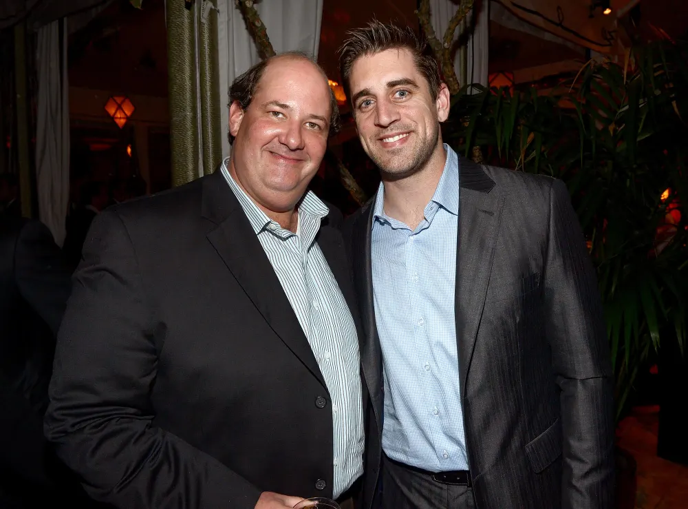 The Office Star Brian Baumgartner Proud to Be Aaron Rodgers Friend