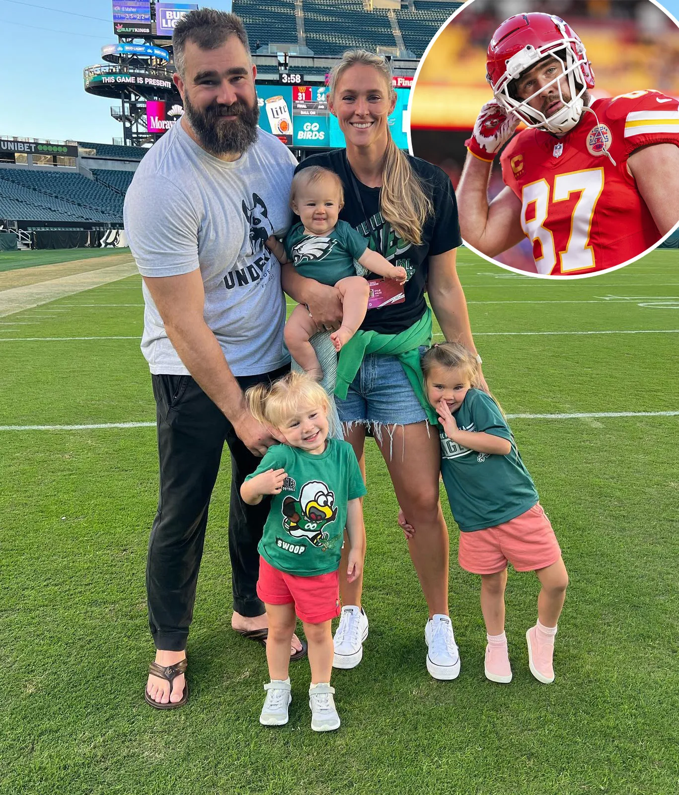 The Sweet Way Kylie Kelce Daughters Will Support Travis Super Bowl Run