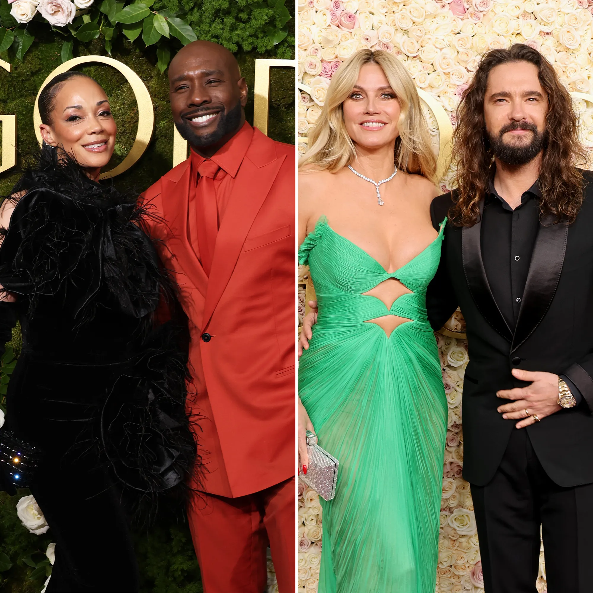 These Are the Hottest Celeb Couples on the 2025 Golden Globes Red Carpet