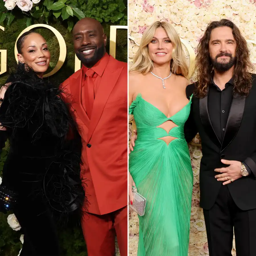 These Are the Hottest Celeb Couples on the 2025 Golden Globes Red Carpet