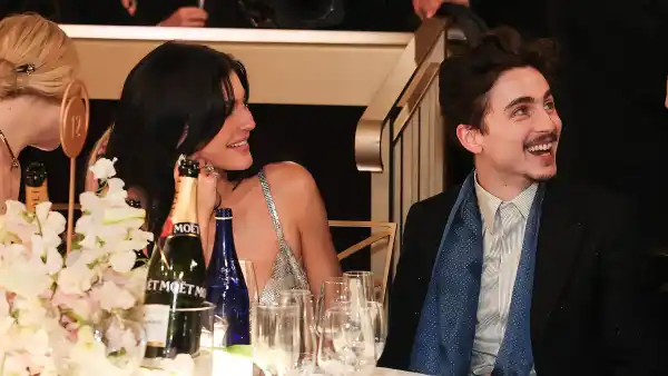 Timothee Chalamet and Kylie Jenner 2025 Golden Globes