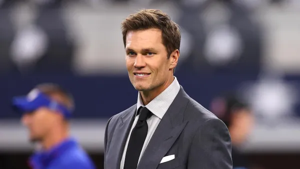 Tom Brady Shows Off Beach Body During Football Game With 17 Year-Old Son Jack