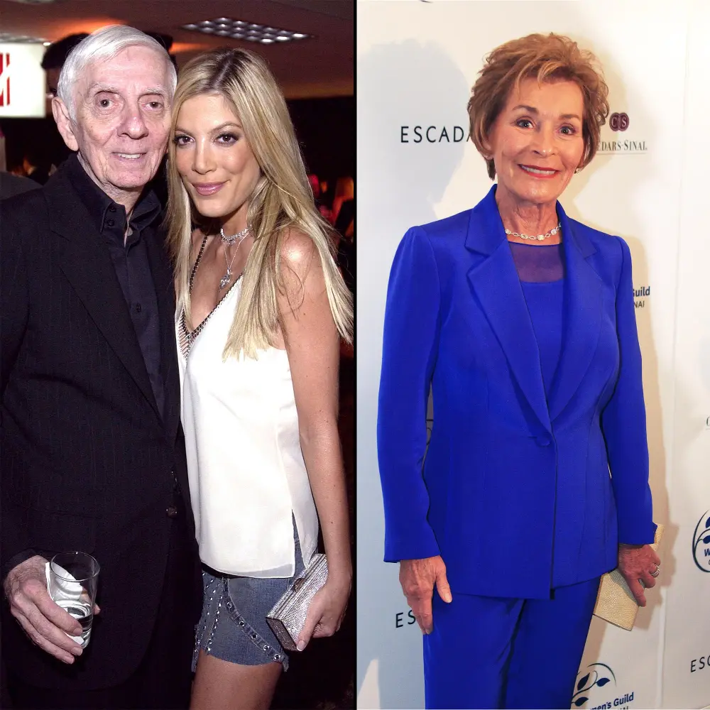 Tori Spelling Was Shocked at Hot Judge Judy Attending Her Dad's Party