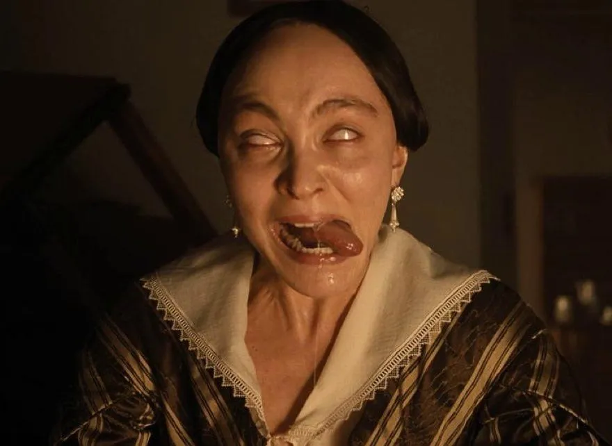 Was That Lily Rose Depp s Real Tongue in the Nosferatu Possession Scene The Creative Team Explains 010