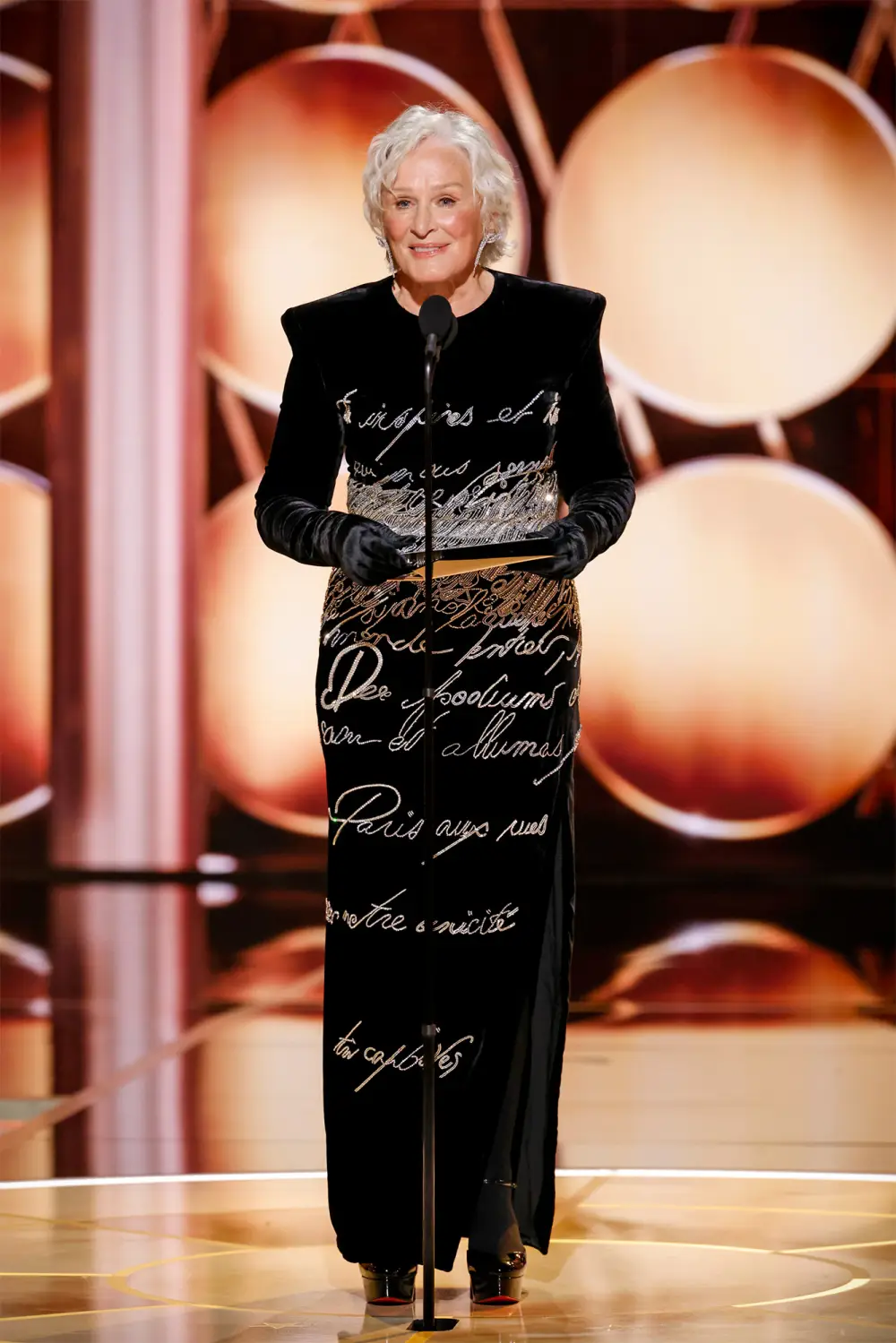 What Did Glenn Close Say During Censored 2025 Golden Globes Speech