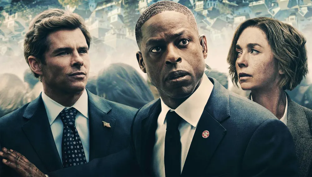 What to Know About Sterling K Brown James Marsden s Mysterious &mdash; And Political &mdash; Show Paradise 148