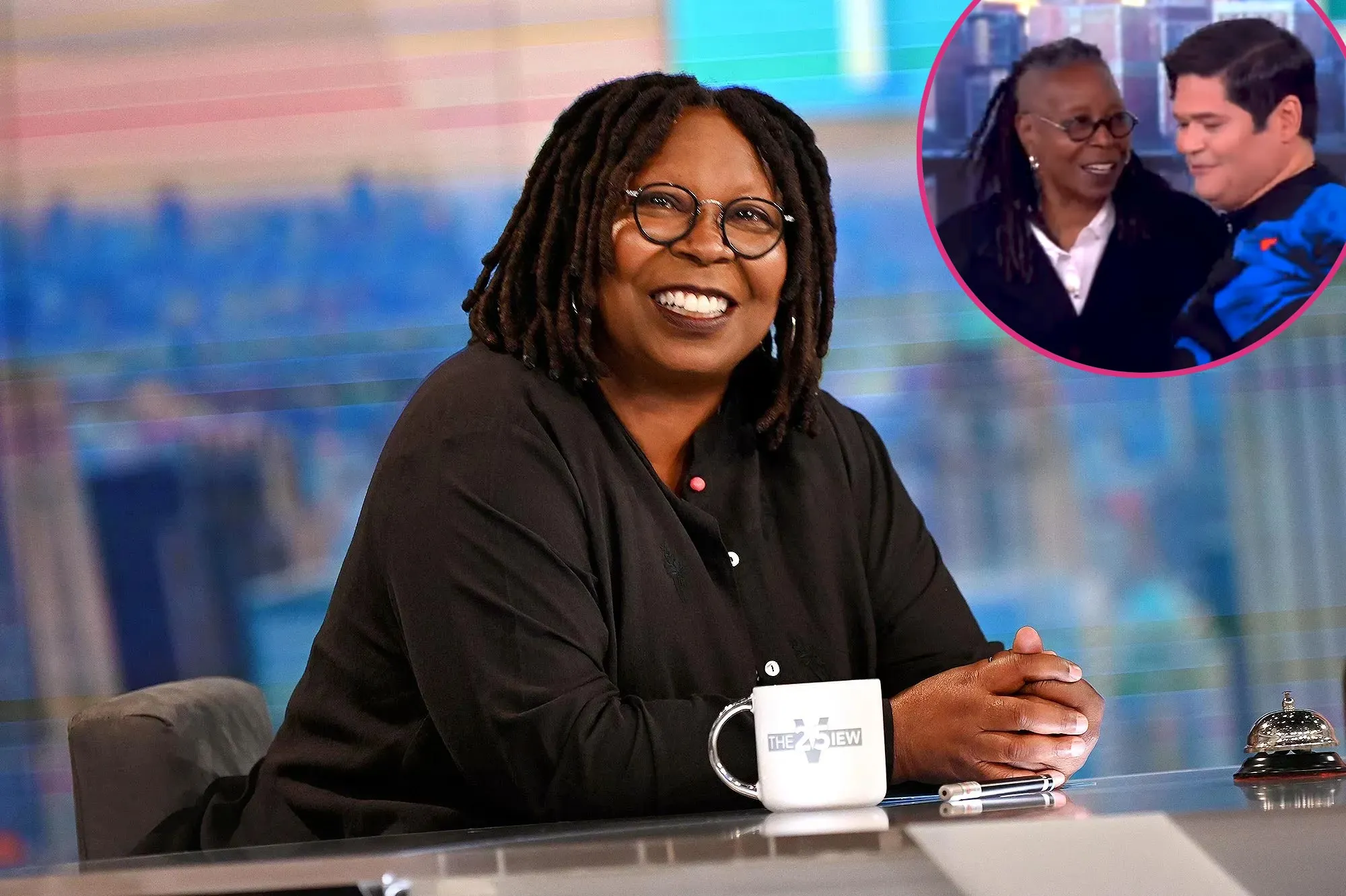 Whoopi Goldberg Interrupts The View To Hug Guest Harvey Guillen I Love You
