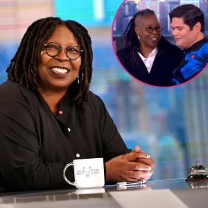 Whoopi Goldberg Interrupts The View To Hug Guest Harvey Guillen I Love You