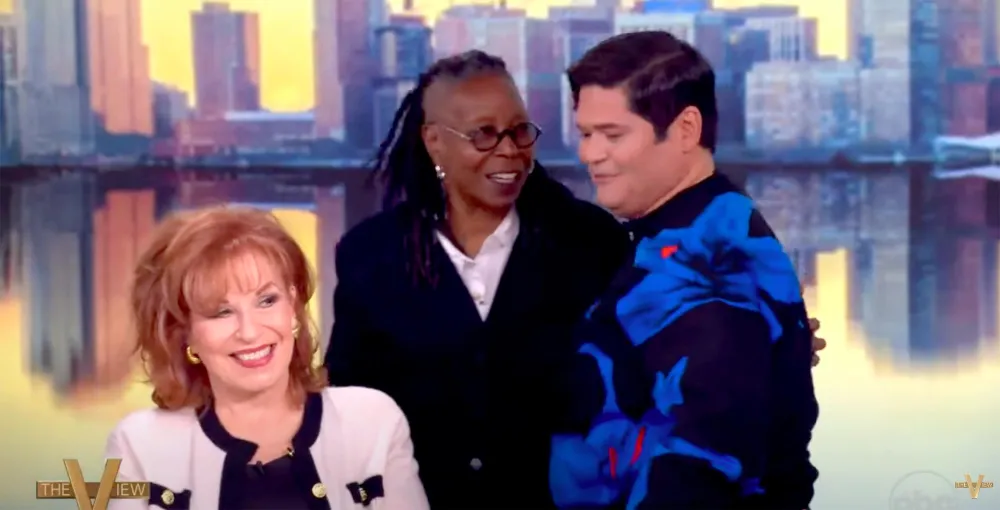 Whoopi Goldberg Interrupts The View To Hug Guest Harvey Guillen I Love You
