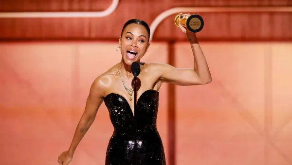 Zoe Saldana 2025 Golden Globe Awards Show