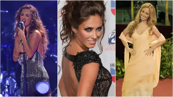 Anahí, cantante y actriz mexicana.