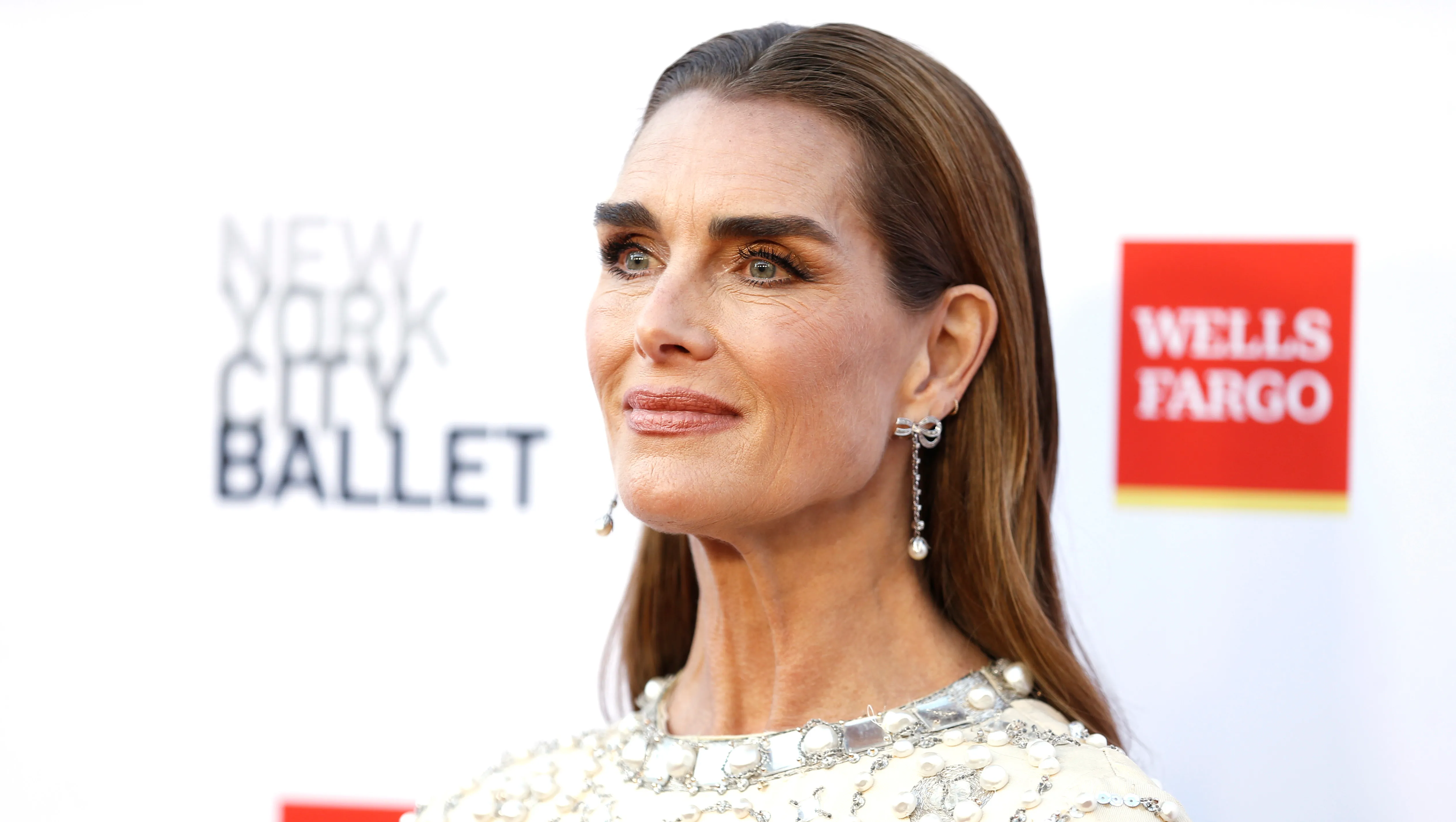 NEW YORK, NEW YORK - OCTOBER 09: Brooke Shields attends the New York City Ballet 2024 Fall Fashion Gala at David H. Koch Theater at Lincoln Center on October 09, 2024 in New York City. (Photo by John Lamparski/Getty Images)