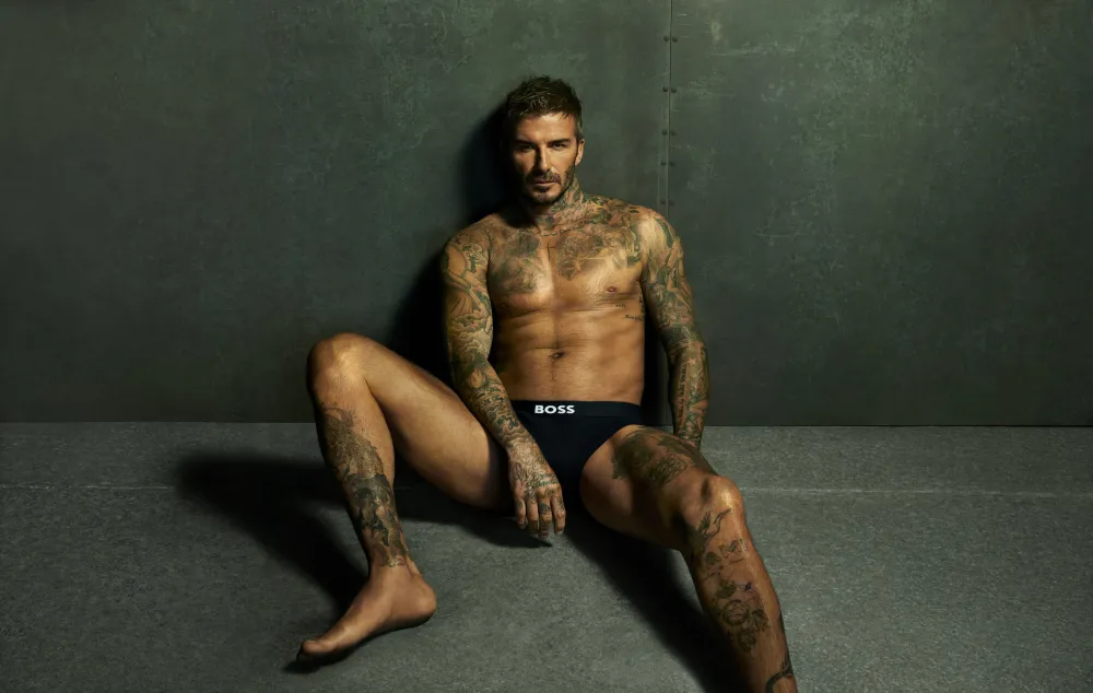 David Beckham Strips Down to Nothing But Boxers for His Sexiest Hugo Boss Campaign Yet