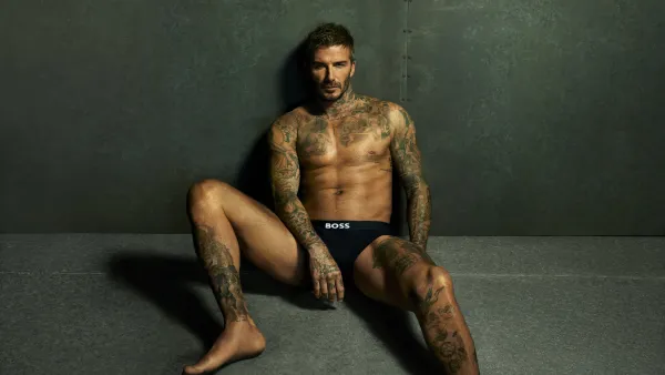 David Beckham Strips Down to Nothing But Boxers for His Sexiest Hugo Boss Campaign Yet
