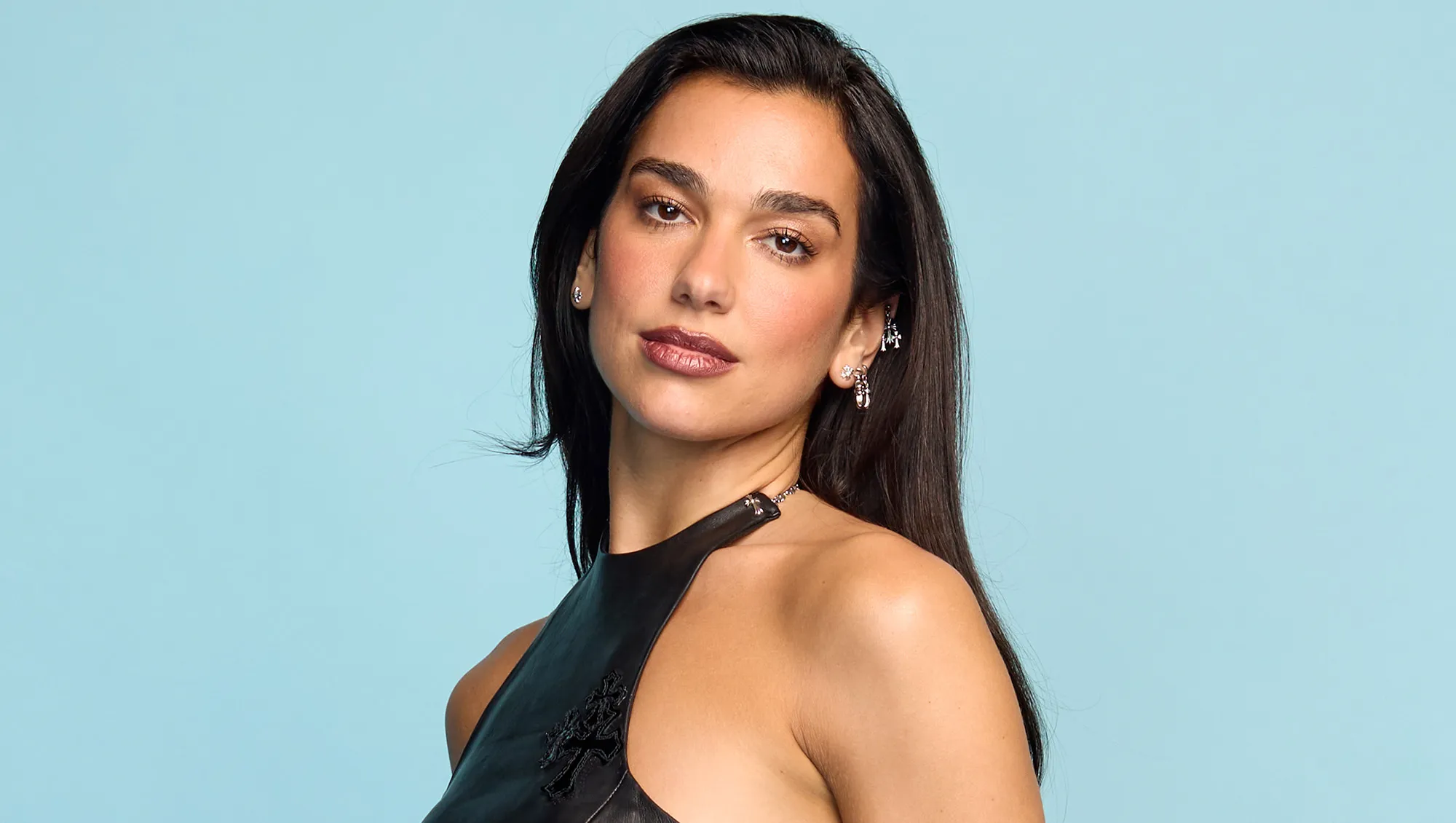 CLEVELAND, OHIO - OCTOBER 19: Due Lipa poses for a portrait at the 2024 Rock & Roll Hall Of Fame Induction Ceremony streaming on Disney+ at Rocket Mortgage Fieldhouse on October 19, 2024 in Cleveland, Ohio. (Photo by Sara Jaye/Getty Images for The Rock and Roll Hall of Fame)