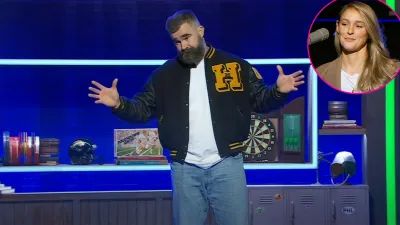 Jason Kelce Enlists Wife Kylie Kelce for Special Role During ESPN Late Night Debut
