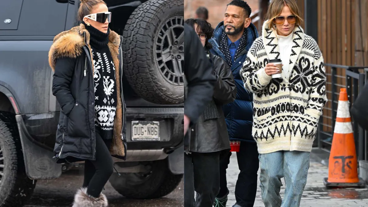 Jennifer Lopez Cold-Weather Outerwear