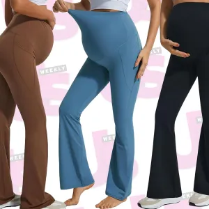 Joyspels-flare-maternity-leggings-amazon