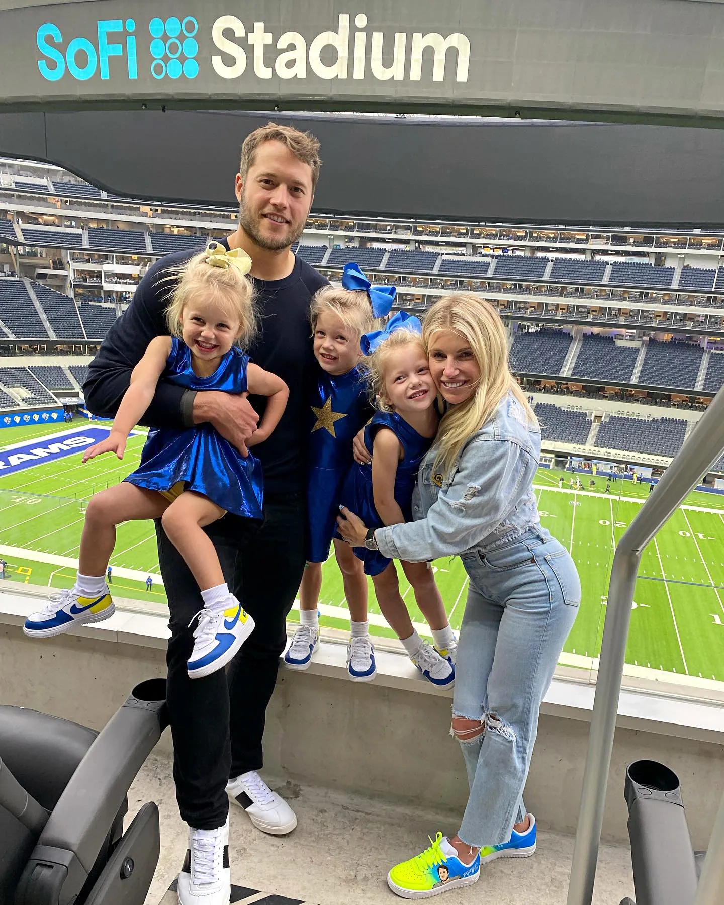 Kelly Stafford Felt Guilt for Boarding LA Rams Plane With Her Sick Family