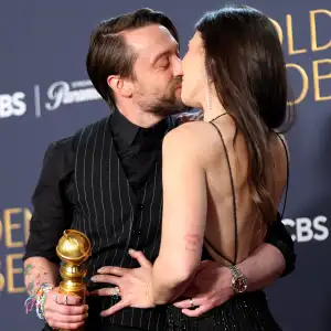 2025 Golden Globes Kieran Culkin and Wife Jazz Charton Relationship Timeline